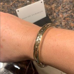 Yurman SS w/ Bronze & Diamonds Cable Bracelet